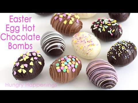 Distinctive Easter Egg Hot Chocolate Bombs Appetizing Treats