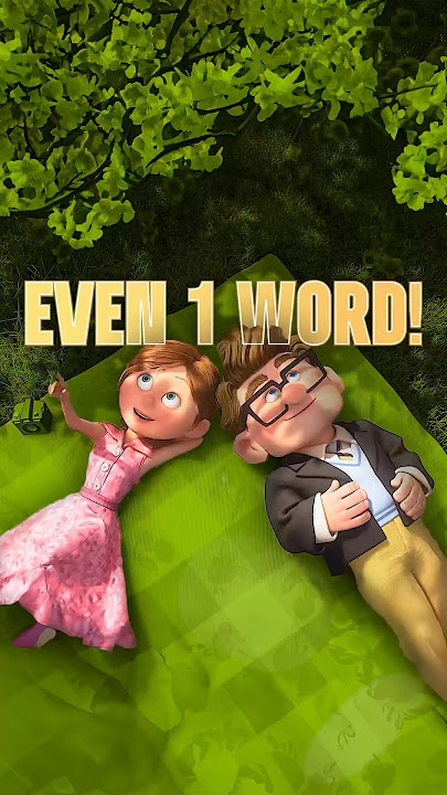 Carl never actually says a word to Ellie.