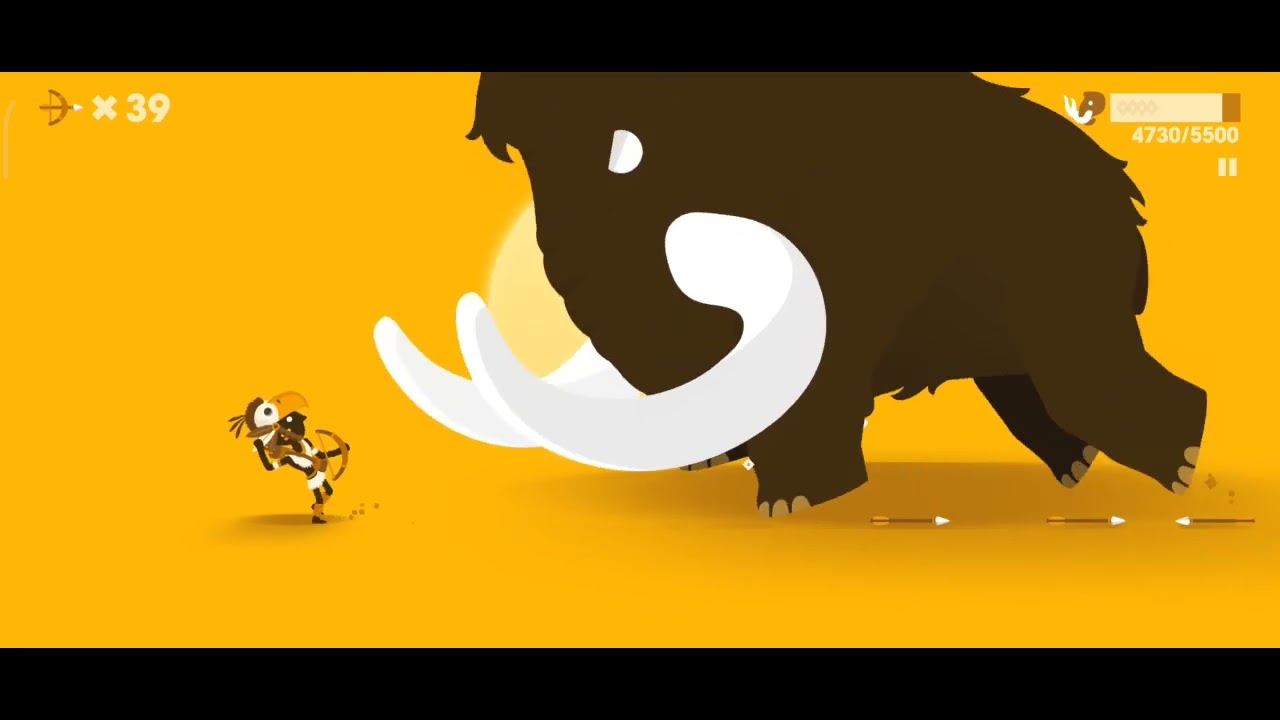 Normal Bow Vs Mammoth - Big Hunter