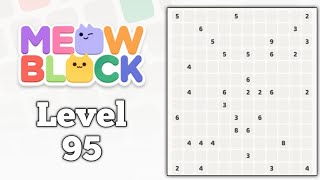 Meowblock Level 95 walkthrough solution