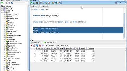 ORACLE DATA INTEGRATOR ODI Dataset & Set components