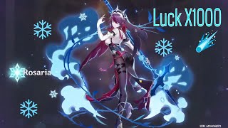 THIS VIDEO ENDS WHEN WE GET ROSARIA!!!! | Genshin Impact Wishes screenshot 3