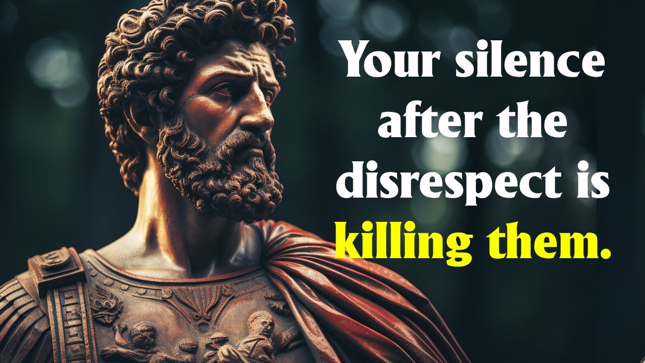 Your silence after the disrespect is killing them.- Stoicism