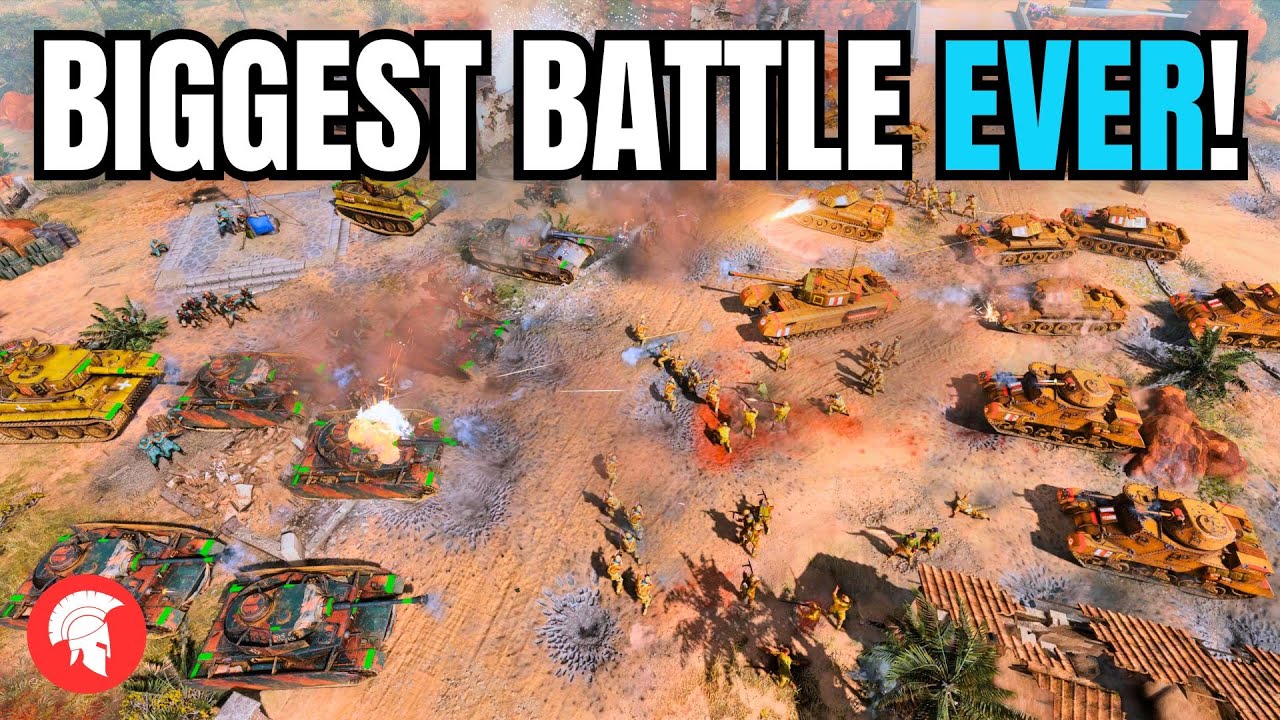 BIGGEST BATTLE OF ALL TIME! - Company of Heroes 3 - Wehrmacht Gameplay - 4vs4 Multiplayer - COH3