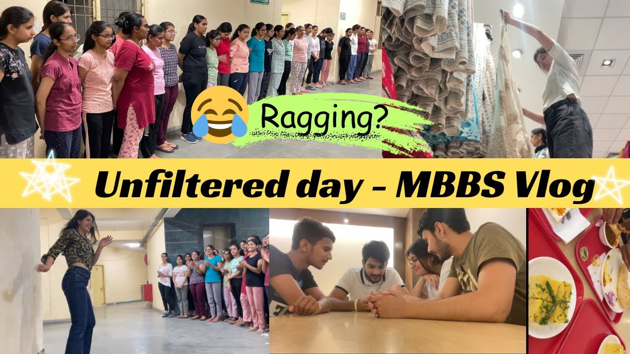 Unfiltered MBBS Vlog with juniors😂A day in life,MEDICAL COLLEGE 