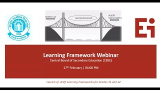 Launch of CBSE’s Learning Frameworks of Classes XI-XII For feedback from Principals’ / Teachers