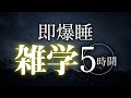 【睡眠導入】即爆睡雑学5時間【合成音声】
