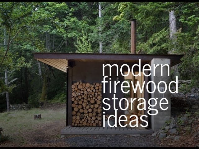 Modern Firewood Storage Ideas - Youtube