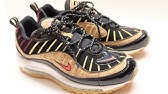 Nike Air Max 98 Black Oil Grey 013 19 An Unboxing And Detailed Look Youtube