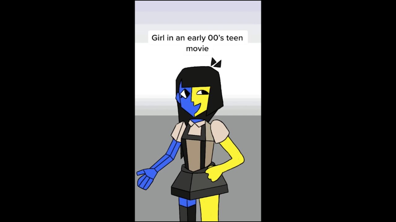 Girl in an early 00's teen movie