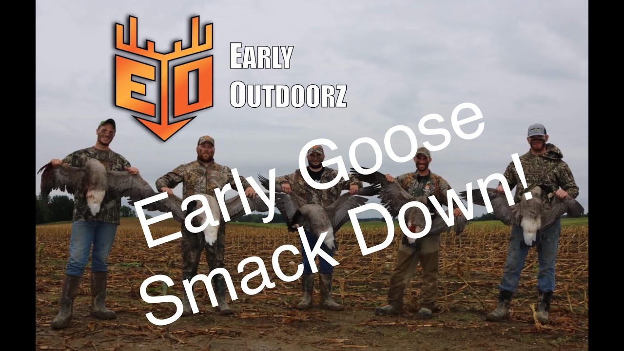 EARLY GOOSE SEASON 2018 Indiana (30 SHOT!) YouTube