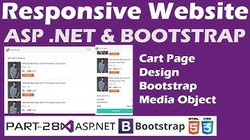 Responsive Website-ASP.NET&Bootstrap-Part 28-Online Shopping Site-Cart Page Design-Media Object