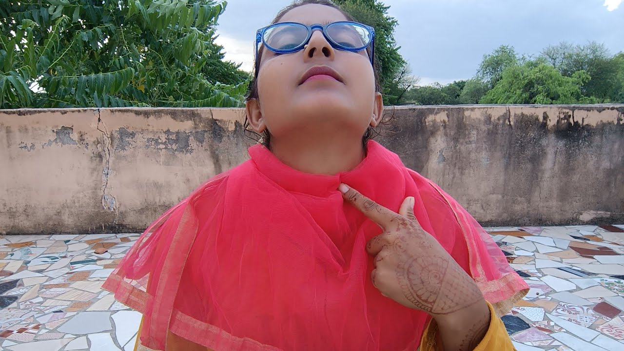 Different Style neck challenge🤪 How to wear dupatta in neck neck