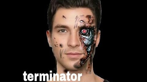 Picsart tutorial How To Make Terminator face effect | terminator face effect picsart