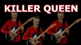 KILLER QUEEN guitar solo by BRIAN MAY played by MARCELLO ZAPPATORE