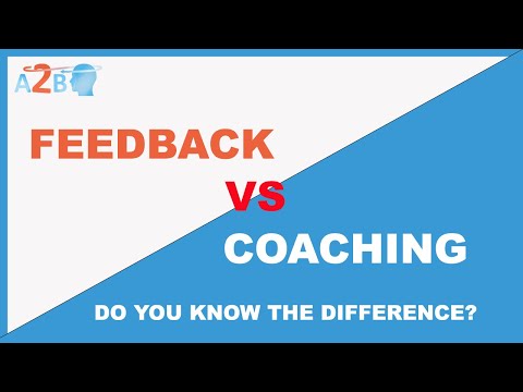 Video: Verschil Tussen Coaching En Feedback