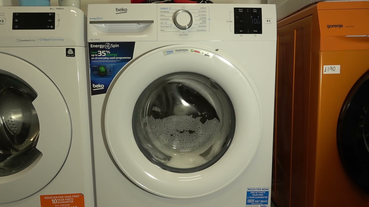 Mixed fabrics FAST / Beko EnergySpin B300 Washing machine