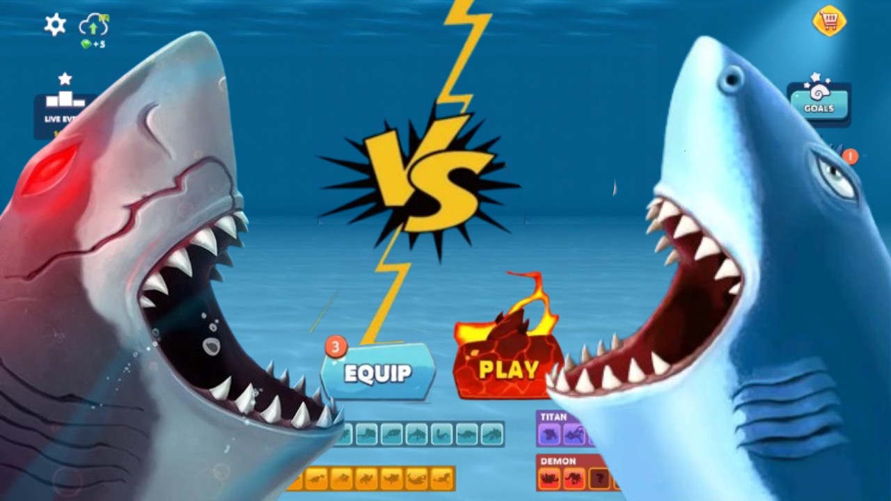Hungry Shark Evolution - New Shark Skin Update Coming Soon - All Sharks ...