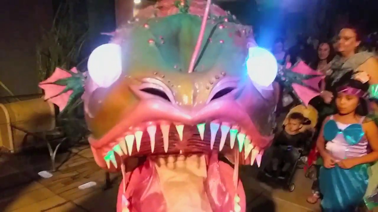 Terrifying Razor-Toothed Land Fish at Tucson's Mermaid Pirate Ship Festival