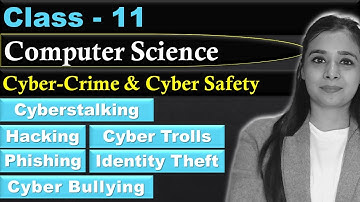Cyberstalking, Hacking, Cyber Trolls, Phishing, Identity Theft, Cyber Bullying | CBSE Class 11th -CS