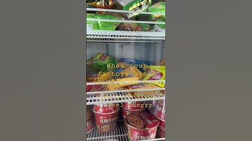 When the smart AI vending machine at our factory