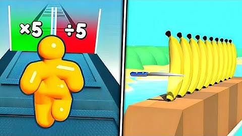 Tall Man Run Vs Flying Cut - All level Mobile Gameplay Walkthrough Android iOS