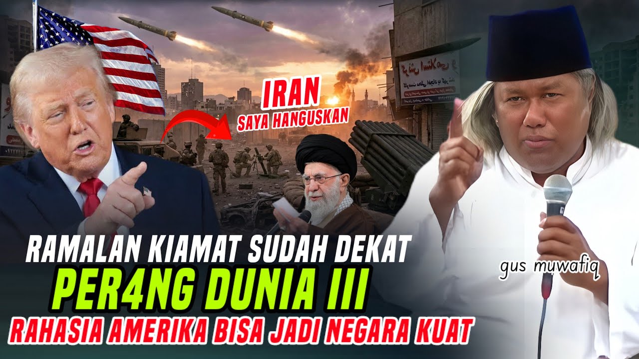 DUNIA DALAM BAHAYA! Gus Muwafiq Bongkar Kekuatan Amerika & israel kuat!  Ramalan Per4ng Dunia III