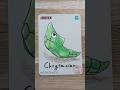 #11 Chrysacier dessin carte pokemon - #chrysacier #metapod #pokemon #dessin #cartes #drawing #art