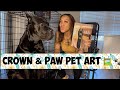 Cane Corso Crown And Paw Pet Art 🖼 🐶 #canecorso #bigdog #texas