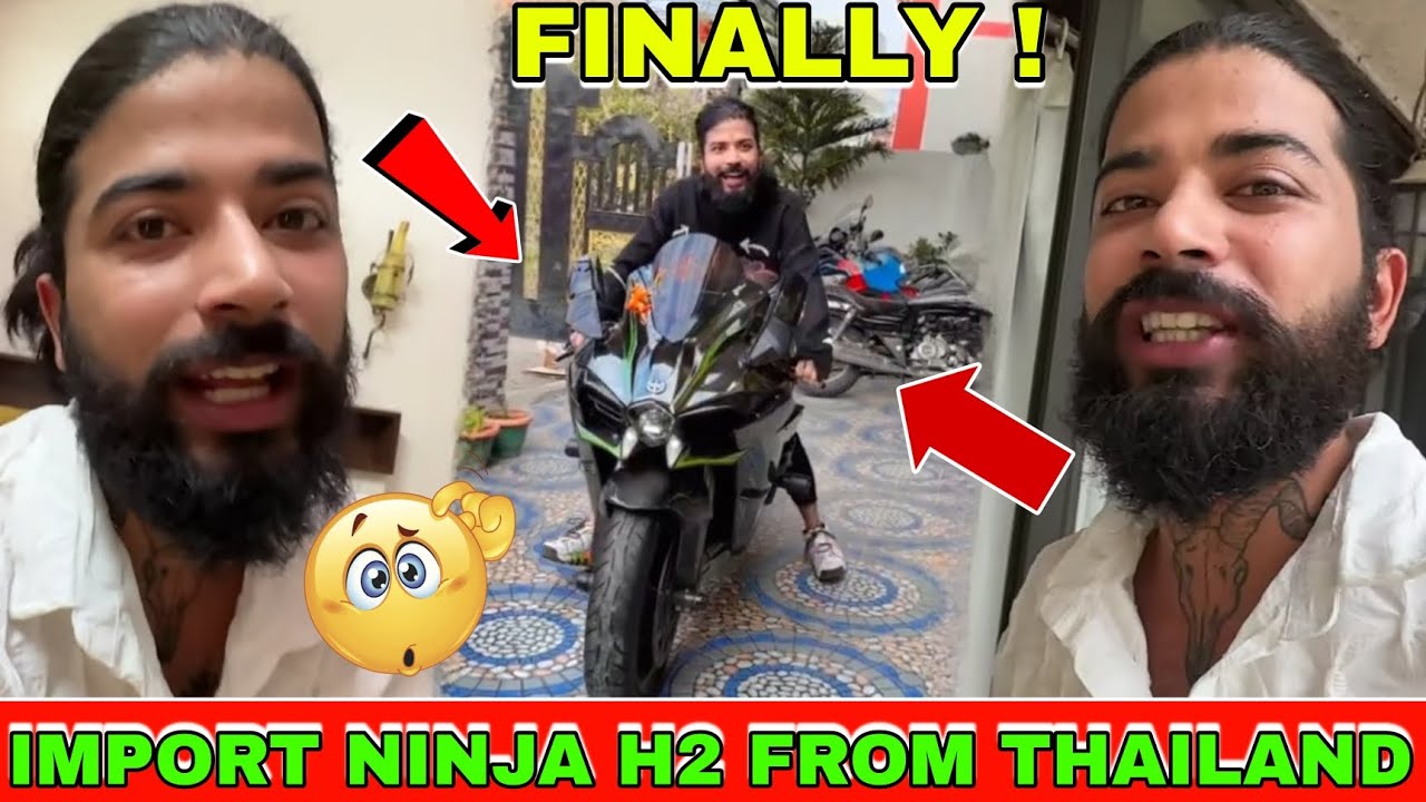 THE UK07 RIDER NINJA H2 IMPORT FROM THAILAND 😮 | Karma is back | the ...