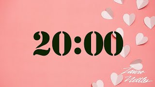 20 Minute Pink Heart Timer