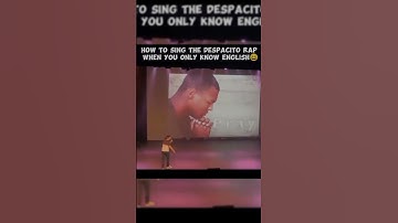 Thumbnail of How to sing the Despacito rap when you only know English Song - Despacito Cover