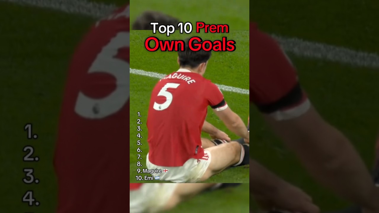 Top 10 FUNNIEST Premier League Own Goals 🤦⚽