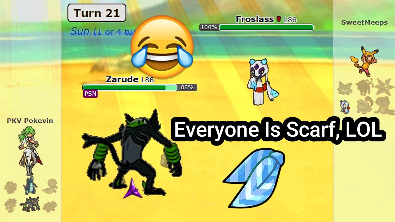 CHOICE BAND ZARUDE makes NOOB SALTY : Pokemon Scarlet and Violet 