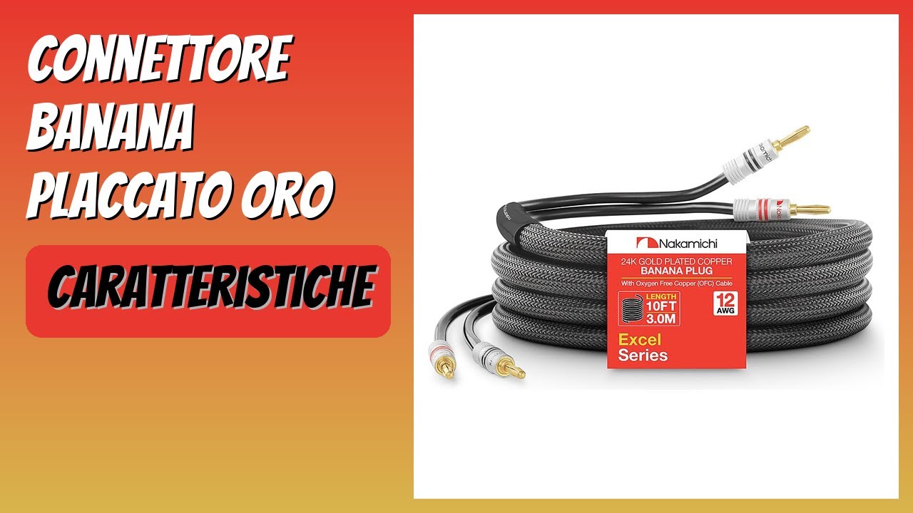 RECENSIONE (2025) : Connettore Banana Placcato Oro. DETTAGLI
