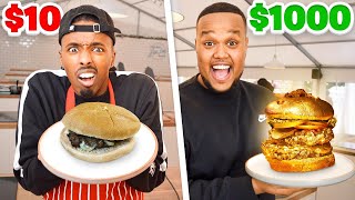 £10 VS £1000 BURGER ft AJ