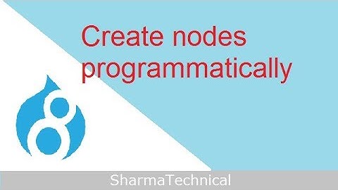 Create a custom module to create nodes programmatically | Drupal Module Development | in Hindi