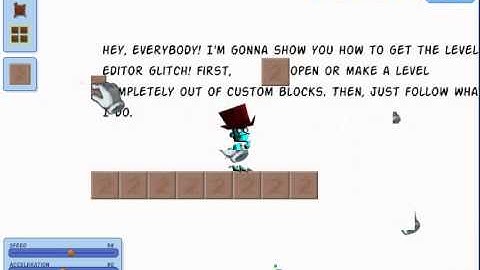 Platform Racing 3 Level Editor Glitch