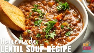Homemade Lentil Soup Recipe (Step-by-Step) | HowToCook.Recipes