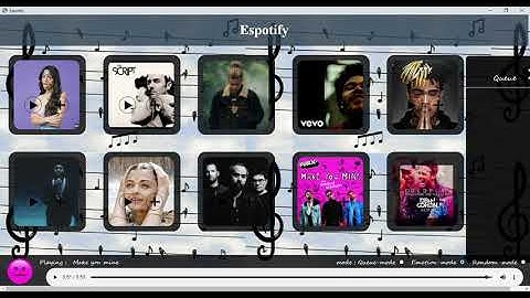 ESPOTIFY (An Emotion based music player)
