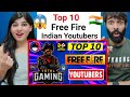 Top 10 Free Fire YouTubers in India 2021🇮🇳 | Ft. Total Gaming, Desi Gamers, As Gaming | Who is No.1