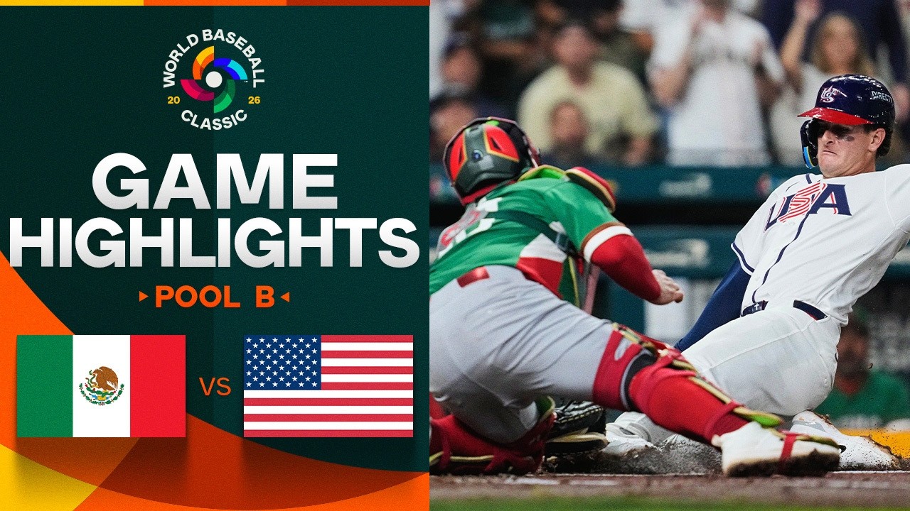 Mexico vs. United States 2026 World Baseball Classic | Game Highlights