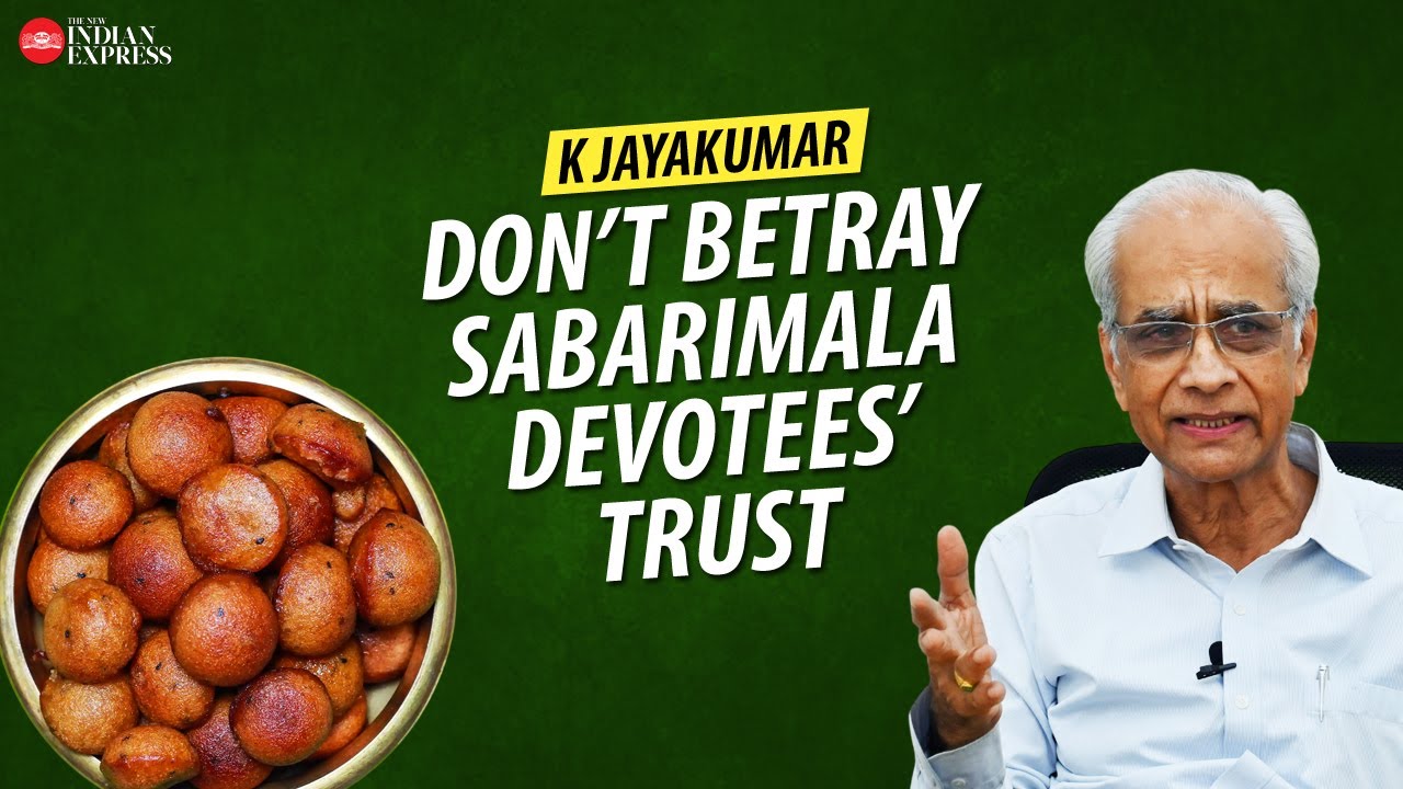 'Temples function using devotees' money' - K Jayakumar | Interview | Sabarimala | TNIE Kerala