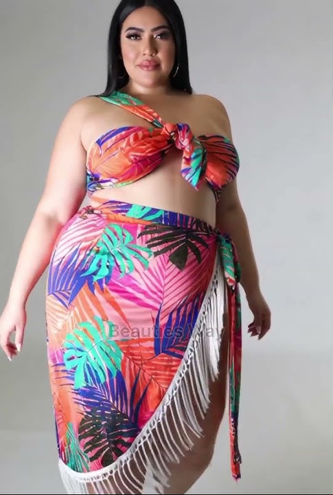 Plus Size Summer Serenity Swimwear Fashion Collection