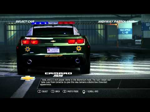 NFS Hot Pursuit Chevrolet Camaro SS