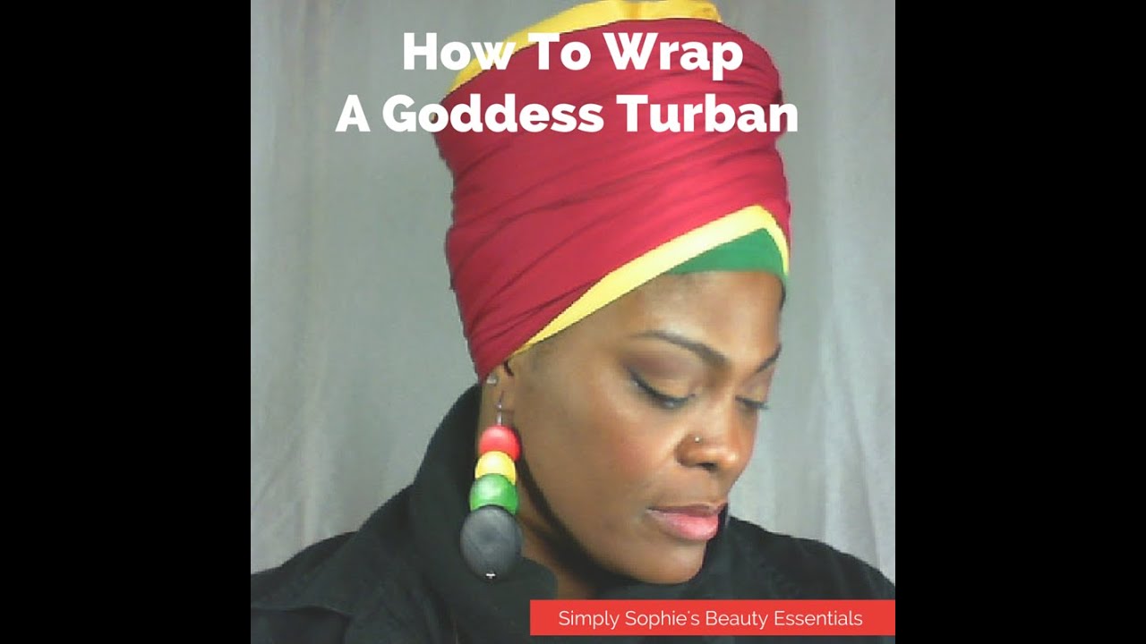 How To Wrap A Goddess Turban **TUTORIAL** YouTube