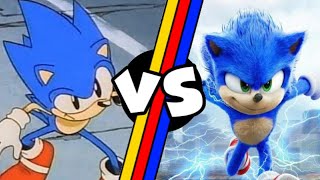 OVA Sonic Vs. Movie Sonic (Old Animation lol)