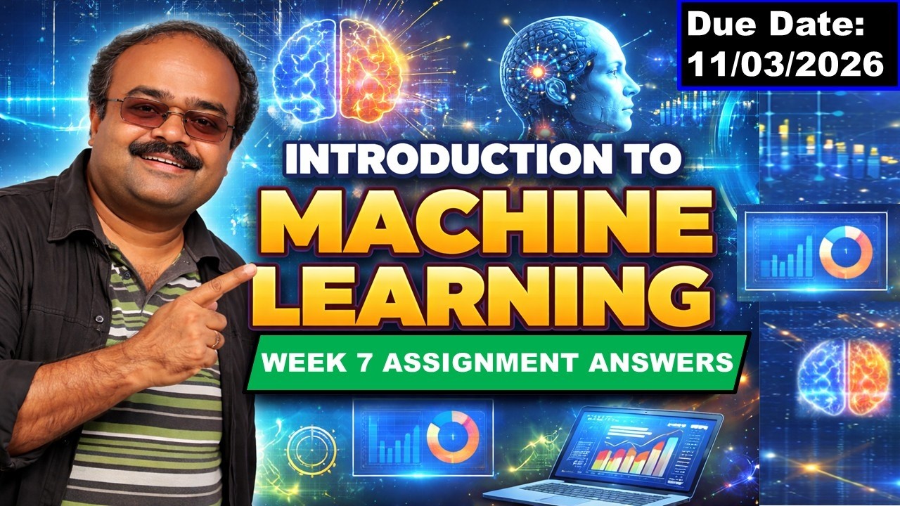 Introduction to Machine Learning Week 7 Assignment 7 answer solution ...