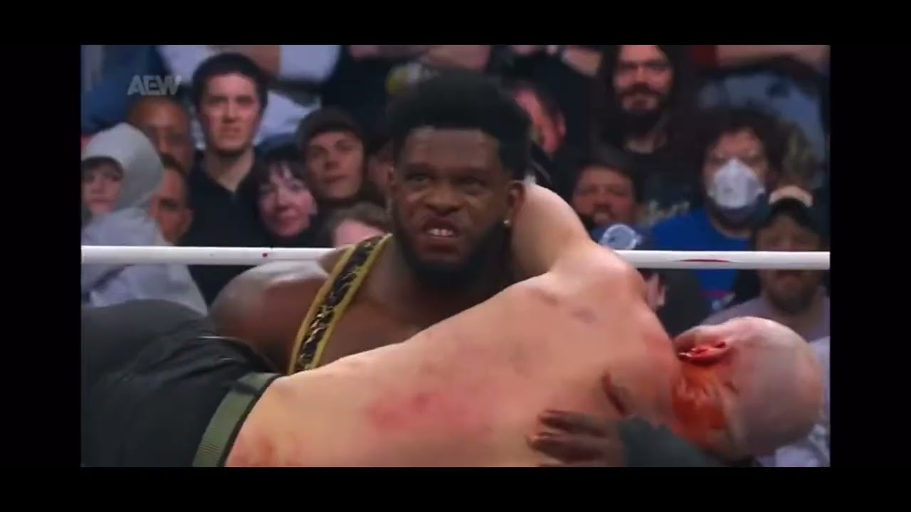 AEW Best Moves - Powerhouse Hobbs vs Jon Moxley - 1/15/25