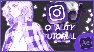 INSTAGRAM REELS/TIKTOK QUALITY | After Effects Tutorial